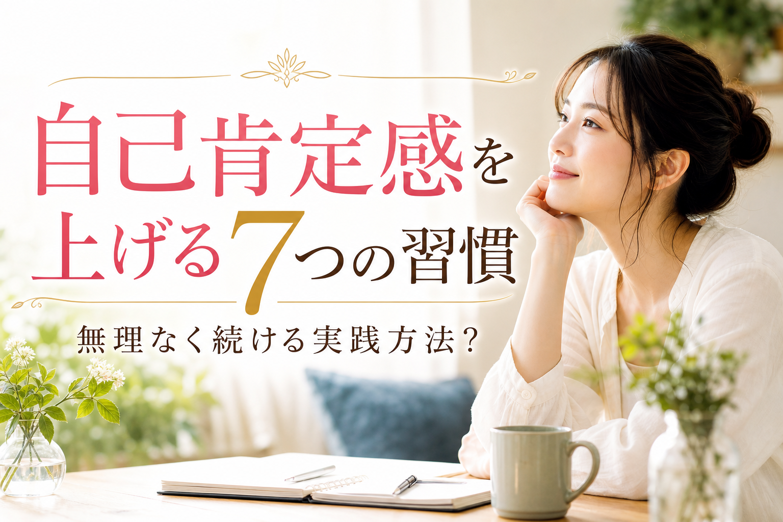 自己肯定感を上げる7つの習慣|無理なく続ける実践方法?