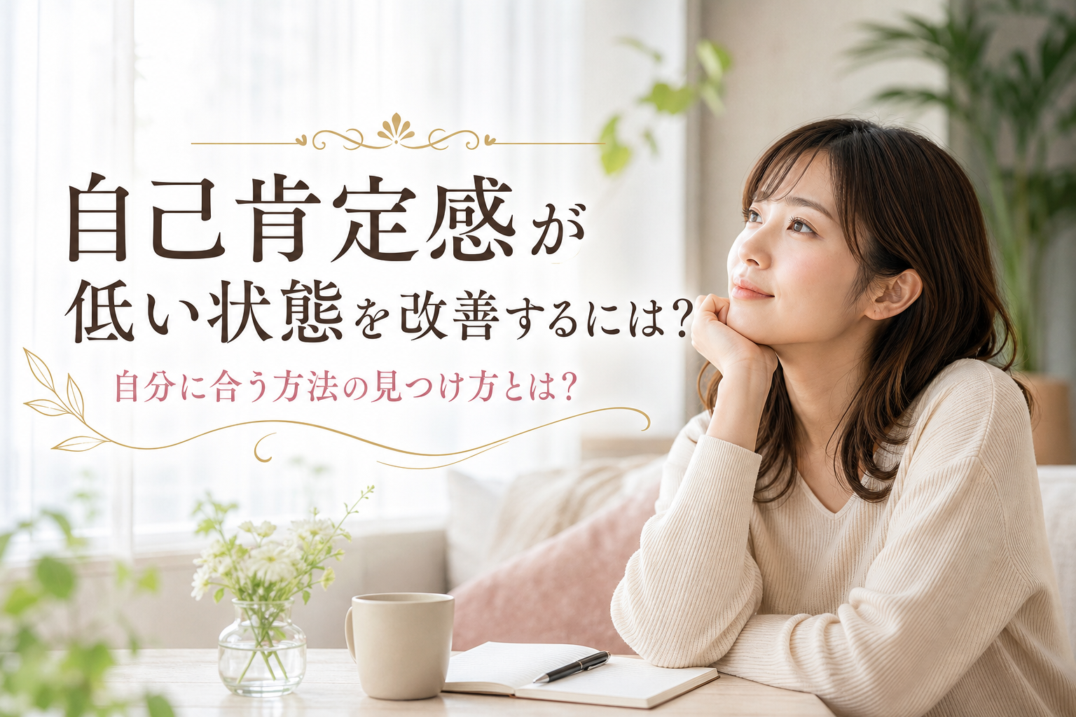 自己肯定感が低い状態を改善するには？自分に合う方法の見つけ方とは？