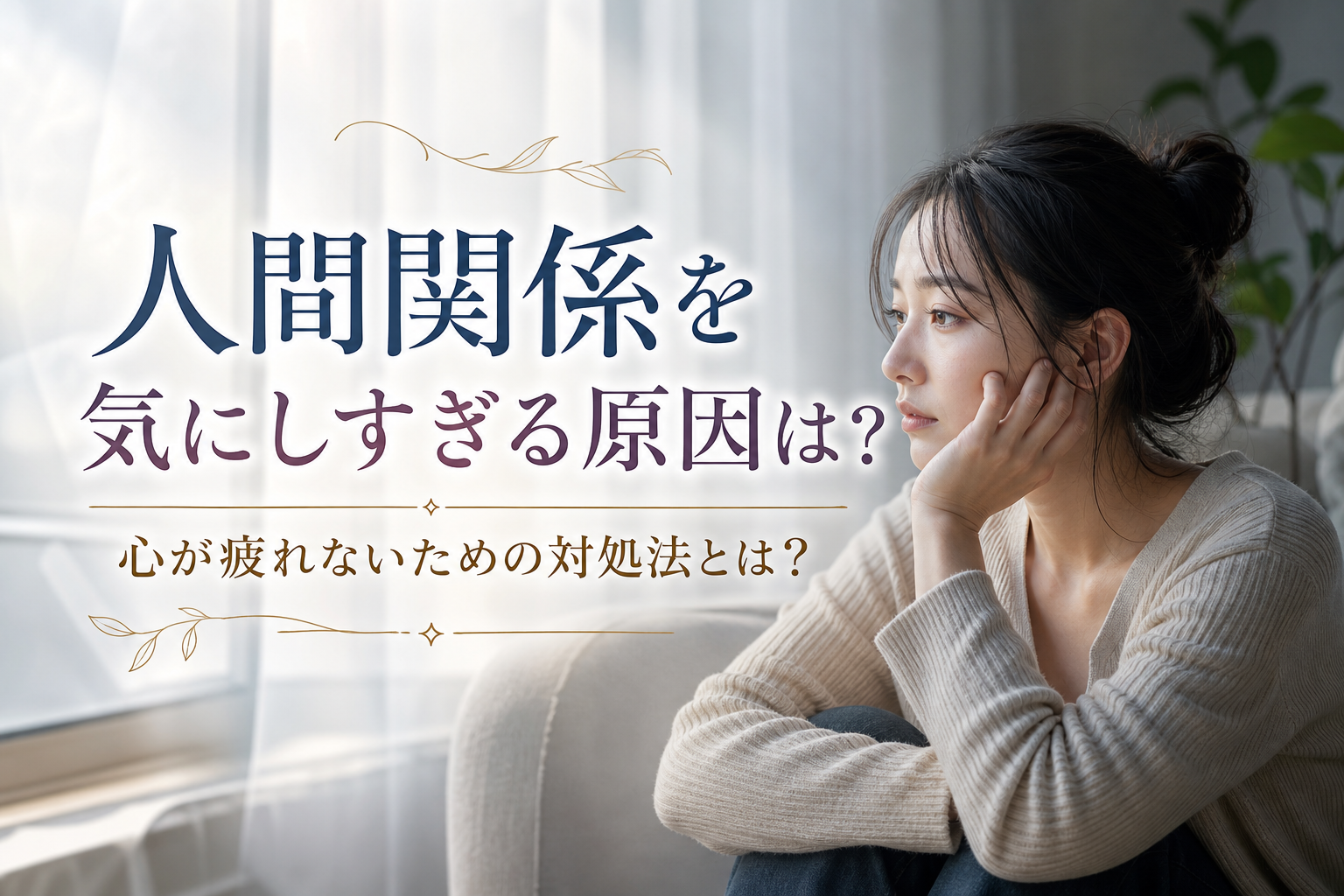 人間関係を気にしすぎる原因は？心が疲れないための対処法とは？