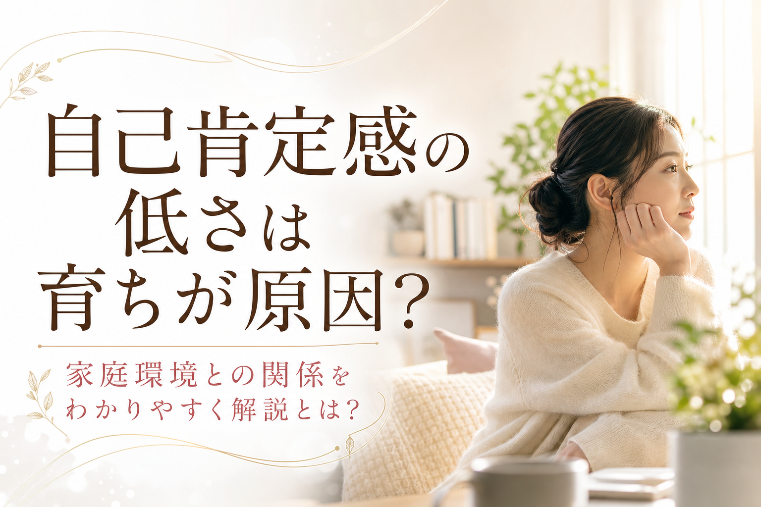 自己肯定感の低さは育ちが原因?家庭環境との関係をわかりやすく解説とは?